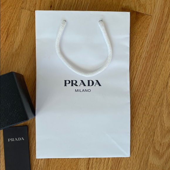 Like new Prada sunglasses box, gift bag and tags - Picture 3 of 4